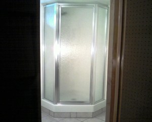 Basement shower